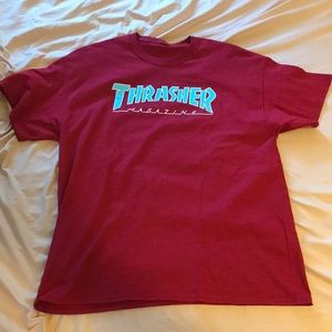 Thrasher Magazine T-shirt Red Size L